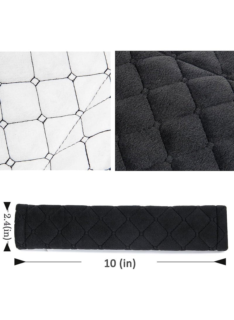 Generic Soft Auto Seat Belt Cover Seatbelt Shoulder Pad for a More Comfortable Driving Compatible with All Cars and Backpack, 2 Pcs (velvet black) - Image 5
