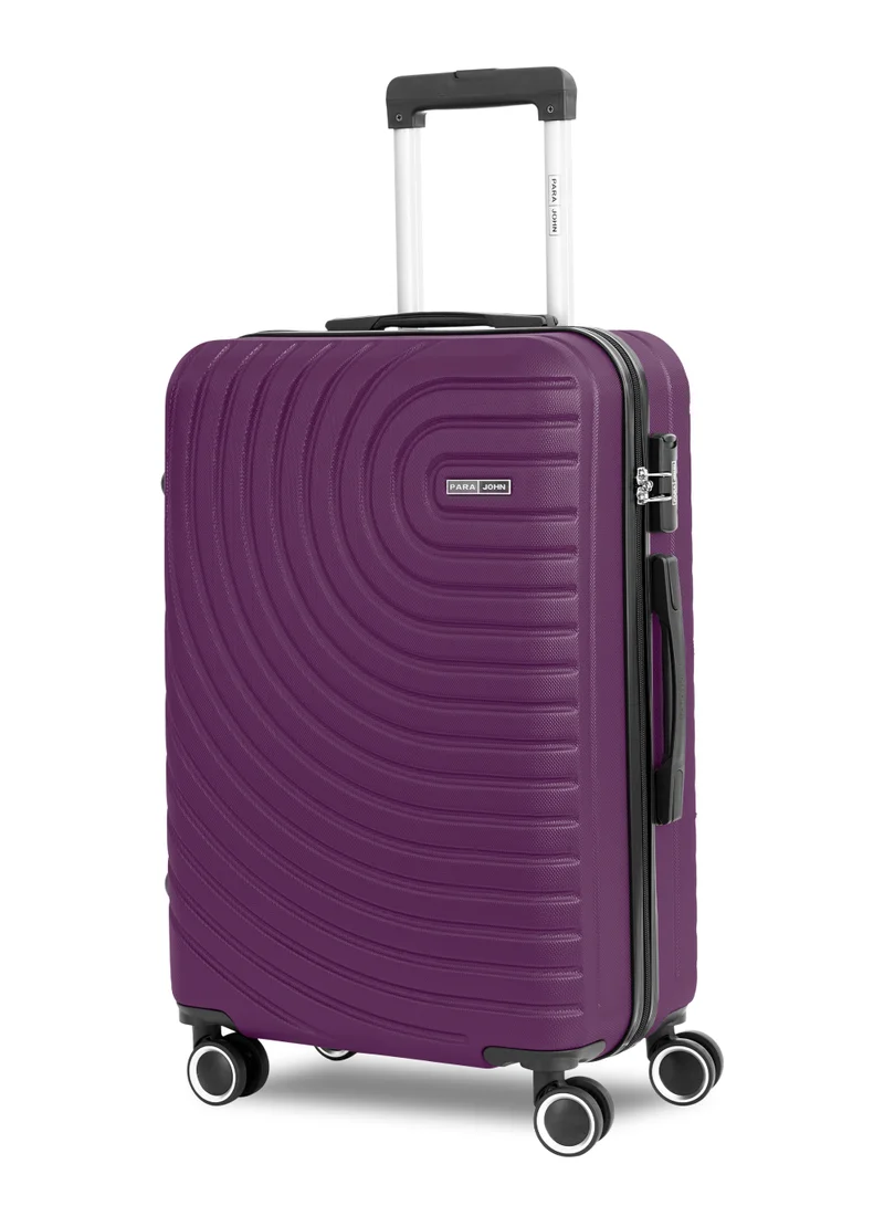 Cabin Size 20-Inch ABS Lightweight Hardshell Luggage Trolley | carrying 2.5kg 4-Wheel Spinner Suitcase Purple
