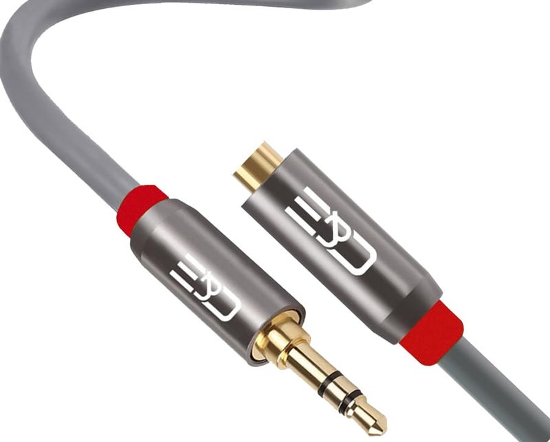 C&E C & E (Cables & Etc® Pure Copper 3.5mm Stereo Audio Extension Cable Male Female Connectors with Zinc Alloy Metal Plugs Cable [ 3Feet, [ 1 Meters] - Image 3