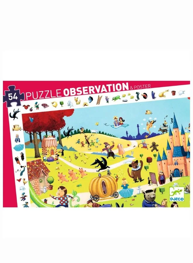 DJECO Tales Observation Puzzle - 54Pcs