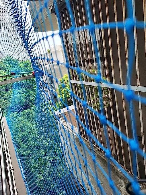 RK Trends Bird Net/Anti Bird Net/Pigeon Net/Garden Net/Bird Control Net UV Stabilised HDPE Monofilament Netting Solution (Blue, 10 x 20) - Image 5