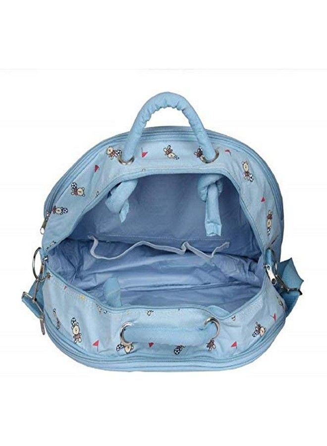 Chinmay Kids Baby Diaper Bag Stylish Polyester Organizer Backpack For New Born Baby Mother Mom For Casual Travel Outing & Traveling Sky Blue  - Image 3
