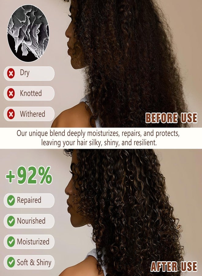 laraspi Collagen Hair Mask, Collagen Hair Treatment for Dry Damaged Hair, Deep Repair Conditioner with Maca Essence, Hydrating and Moisturizes Hair - 150ml - Image 3