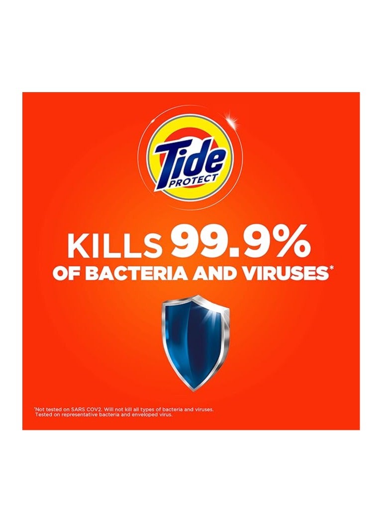 تايد مسحوق تنظيف بروتيكت مضاد للبكتيريا للغسالات نصف اتوماتيك 2.5 كجم من تايد - Image 3