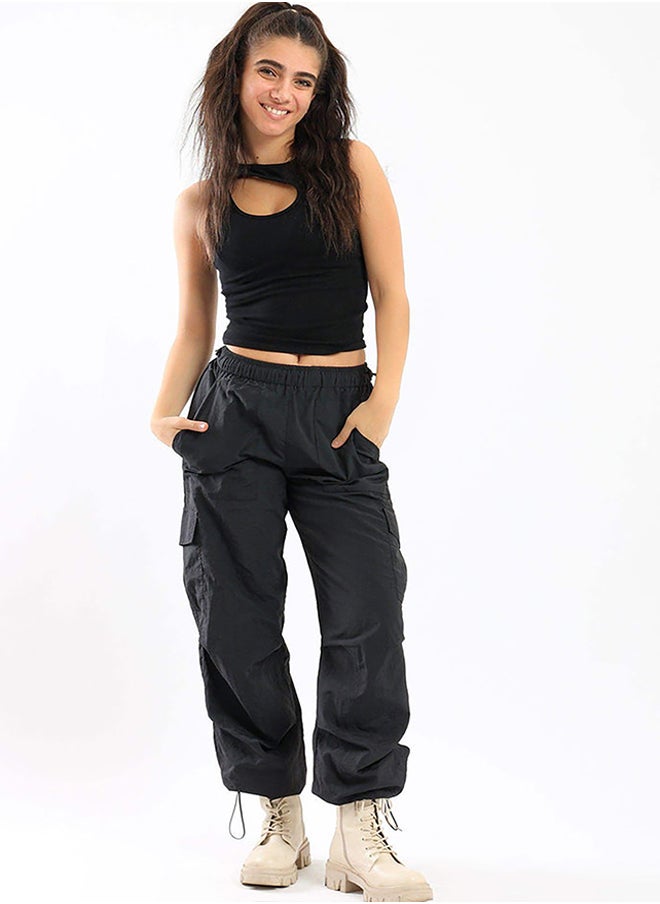Carina - Ribbed Front Cut Out Top - Image 1