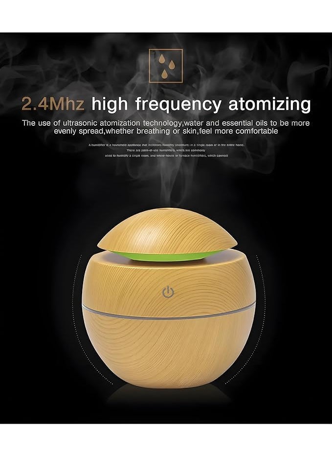 VIMOK M Power VIMOK M Power Wood Grain Essential Oil Diffuser Humidifier A Stylish ultrasonic Aroma Diffuser Creating a Relaxing Atmosphere USBPowered Portable and Ideal for Home Office or Bedroom use  - Image 5