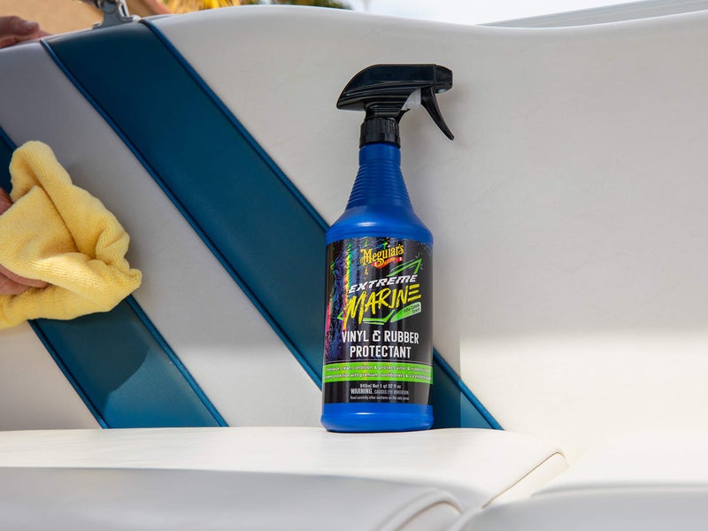 Meguiar's Extreme Marine Vinyl & Rubber Protectant M180132 - Premium RV and Marine Vinyl and Rubber Protectant, Long-Lasting UV Protection, 32 Oz Spray - Image 3