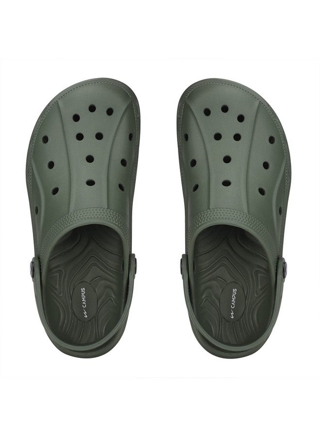 كامبس قبقاب رجالي من Campus GC-4003 باللون الزيتوني - 8 المملكة المتحدة/الهند GC-4003 - Image 5