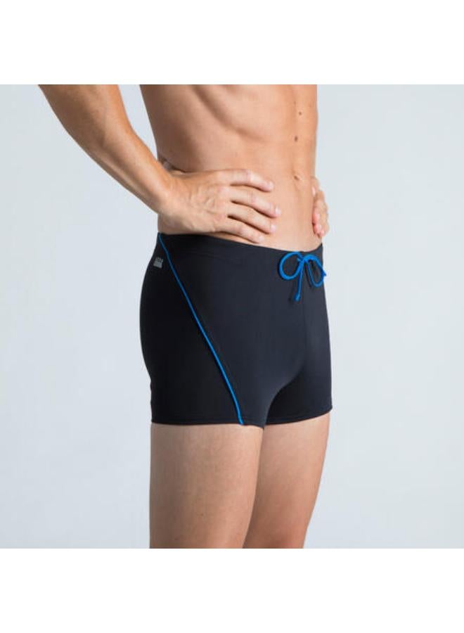 NABAIJI Men’s Swimming Boxers - Boxers 100 Plus - Black Blue - Image 2