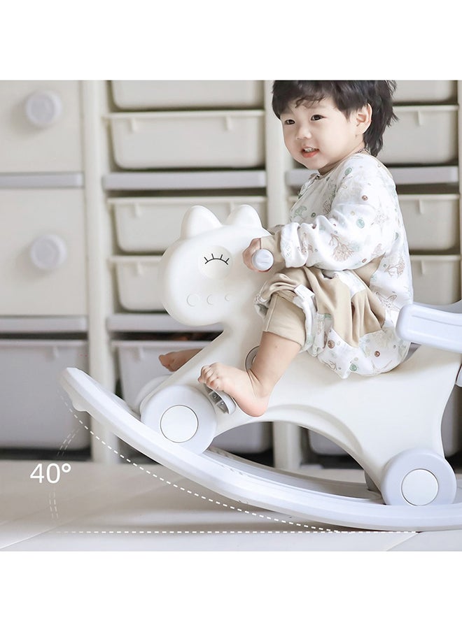 TEKNUM - Teknum 2in1 Rock Ride On with Push Handle - Grey White - Image 1