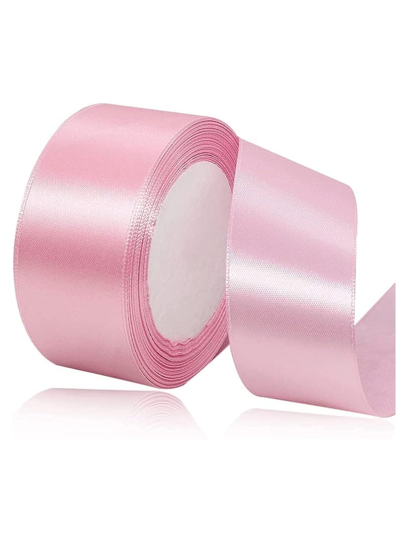 Vanilla Satin Ribbon, 38mm x 25yd Fabric Polyester Ribbon for Gift Wrapping, Party Favors, Wedding Decorations, Bow Making, Bouquets, Sewing Projects & Craft Supplies - Image 1