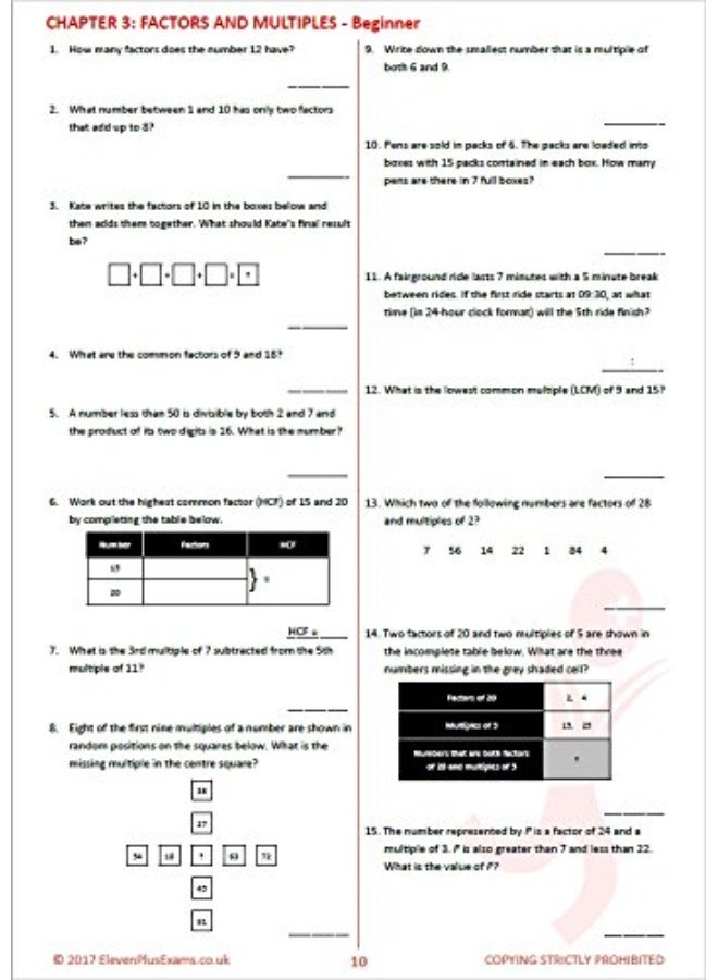 11+ Essentials Mathematics: Worded Problems Book 2 - Image 4