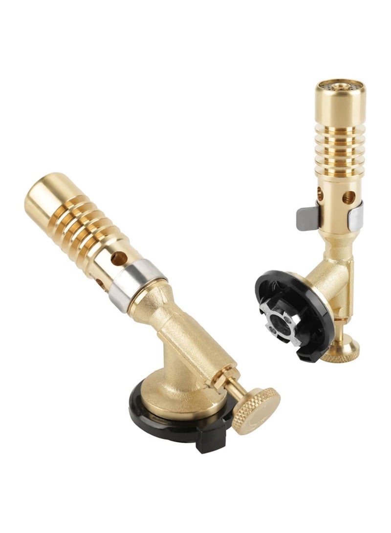 KASTWAVE مسدس لحام إلكتروني محمول، شعلة قابلة للتعديل، مسدس لهب احترافي للطهي في المطبخ، موقد غاز بيوتان للطهي في الهواء الطلق، للشواء، والتخييم - Image 3