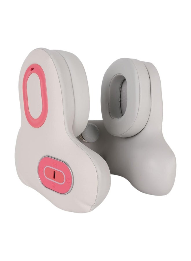 3-in-1 Bluetooth Heated Memory Foam Travel Neck Pillow with Noise Cancellation, Neck Massager & Speakers – Ergonomic Support for Flights, Trains & Office Naps  - Image 1