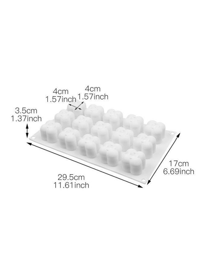 ميكسد 15 تجويف 3D الكرة السحرية سيليكون فقاعة مكعب العفن  - Image 5