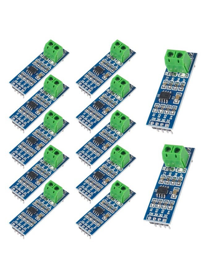 DORHEA 12Pcs MAX485 RS485 Transceiver Module TTL UART Serial to RS485 Instrument Interface Module Max458 Chip RS-485 Communication Transceiver 5V SCM Development Accessories Board for Ardu ino Raspberry Pi - Image 1