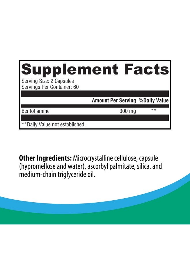 Rootcology by Dr. Izabella Wentz | Benfotiamine | 300mg Benfotiamine Form of Thiamine (Vitamin B1) | 120 Capsules - Image 2