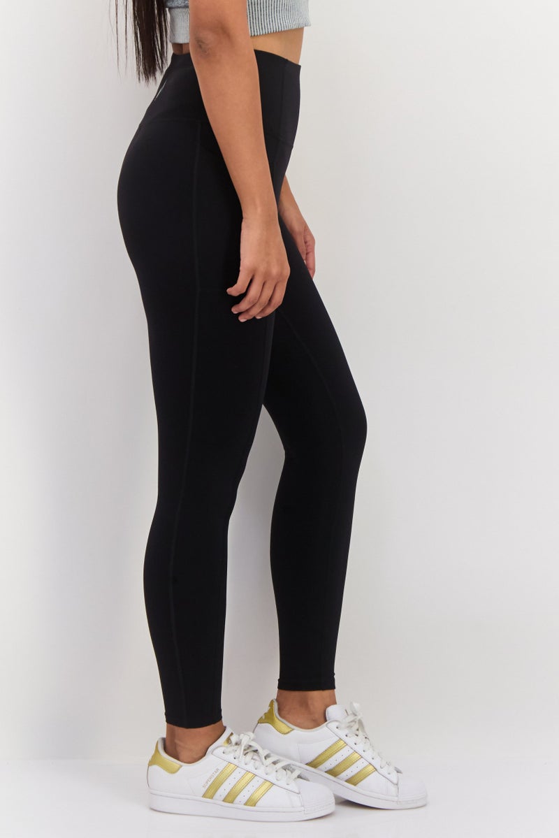 SKECHERS  leggings رياضية نسائية مناسبة للتدريب، سوداء - Image 2