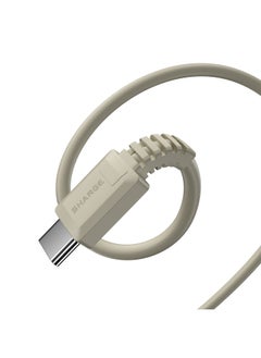 SHARGE SHARGE SL112 Data Cable Type C Highly-Elastic Silicone iPhone Charging Cable USB-C to C 1.2m 480Mbps Transfer Speed Durable and Flexible Multiple Device Compatibility  - Image 2