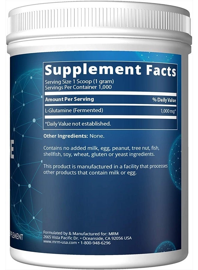 MRM Nutrition L-Glutamine | 5000mg | Recovery | Amino Acid | Muscle Support | Immune + Gut Health | Fermented | 200 Servings - Image 2