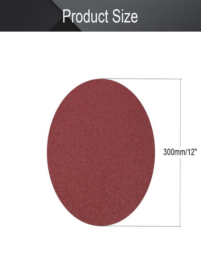 اتول مارت أقراص صنفرة Utoolmart PSA، ورق صنفرة ذاتي اللصق، مقاس 12 بوصة، ورق صنفرة من أكسيد الألومنيوم بدون ثقوب، 60 حبيبة، لصنفرة مدارية عشوائية، للخشب، وتلميع المعادن، 8 قطع - Image 2