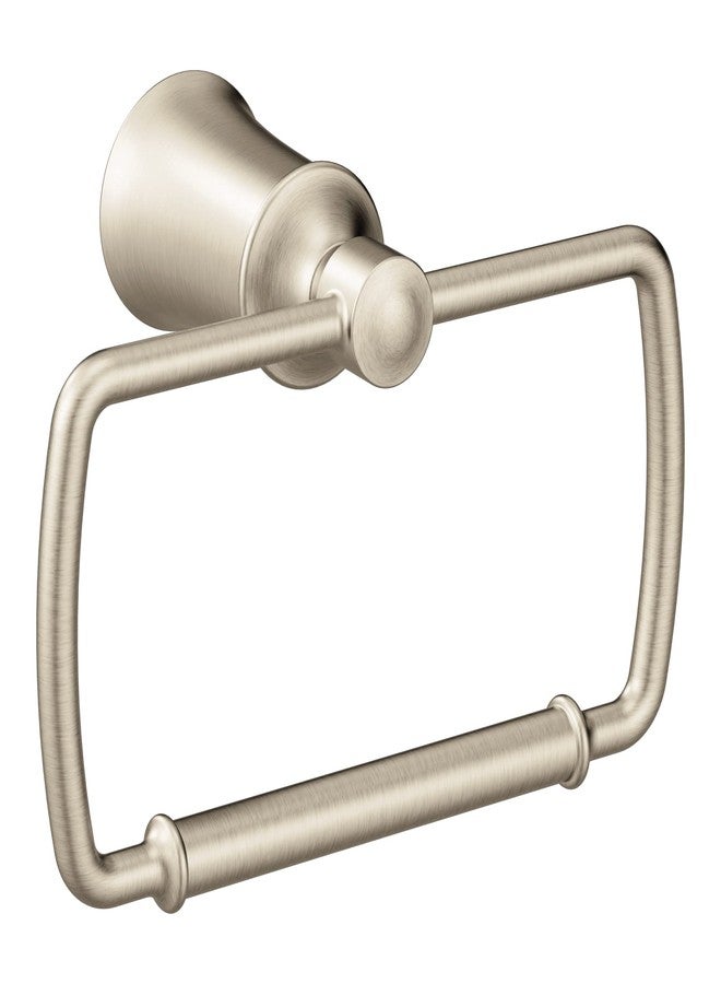 Moen YB2186BN Dartmoor Towel Ring, Brushed Nickel - Image 1