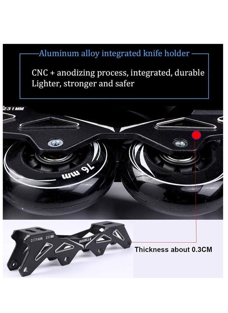 GT-Wheel - Skating Shoes Professional Inline Skates Single Row Roller Blades Performance Skates No Physical Brake - Image 1