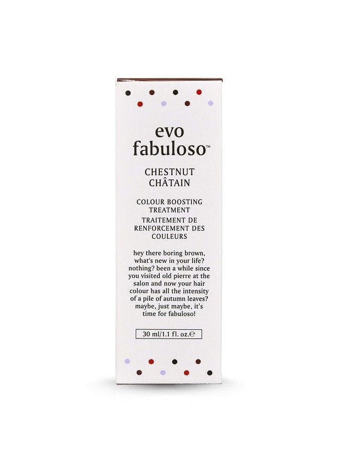 EVO Fabuloso Chesnut Color Boosting Treatment Color Care Conditioner For Colortreated Hair Helps Maintain Color Depth Tone & Shine Travel Size 30Ml / 1.01Fl.Oz  - Image 4