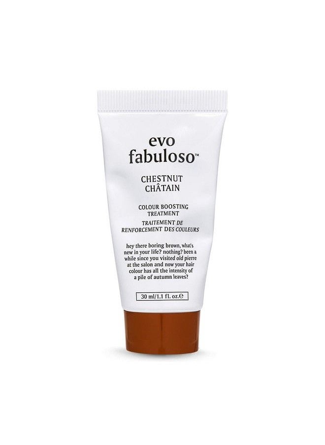 EVO Fabuloso Chesnut Color Boosting Treatment Color Care Conditioner For Colortreated Hair Helps Maintain Color Depth Tone & Shine Travel Size 30Ml / 1.01Fl.Oz  - Image 2