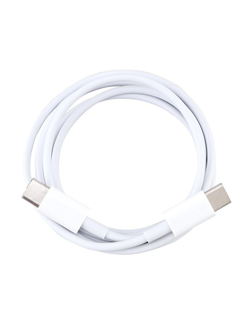 Dual Type-C 60W fast charging data suitable for Apple and Samsung phones (pure copper wire 1m) 