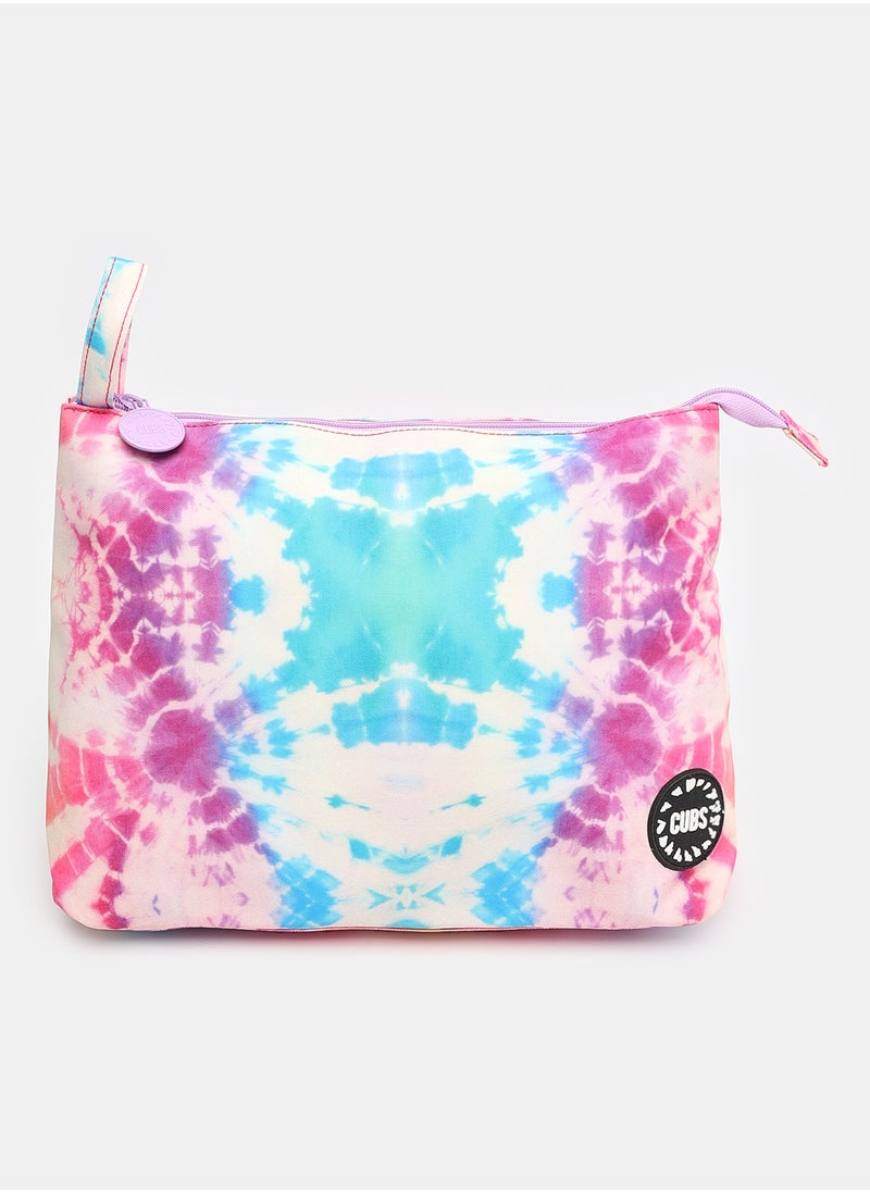 CUBS Tie Dye Water Colors Pink clutch woman bag  - Image 1