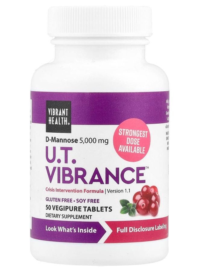 Vibrant Health U.T. Vibrance™ 50 Vegipure Tablets