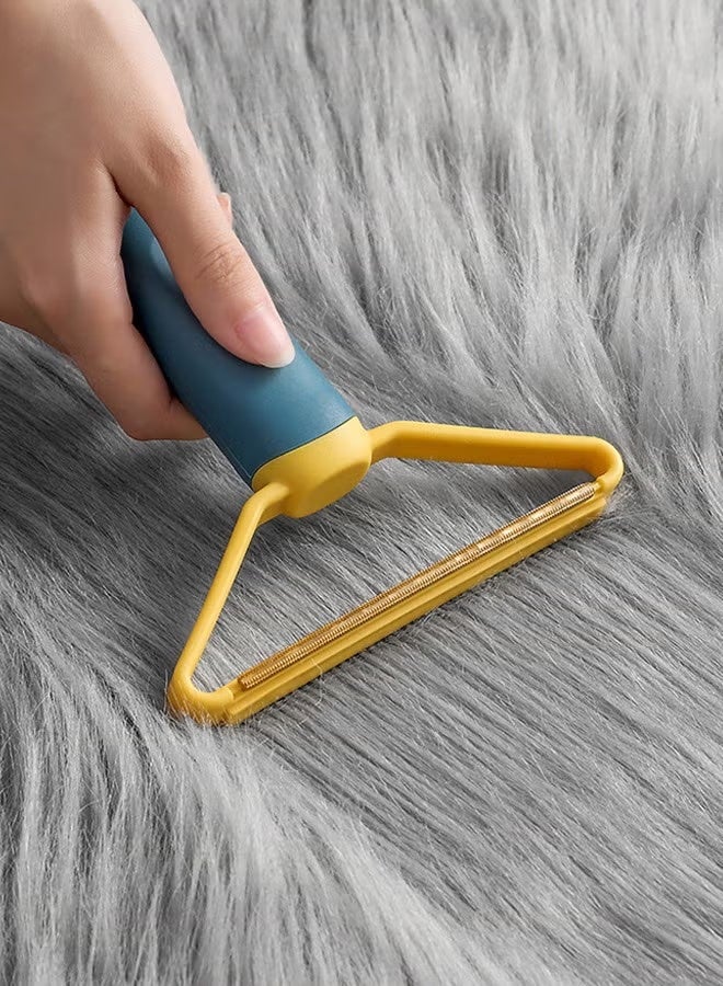 ماكينة إزالة الوبر المحمولة المكونة من قطعتين لإزالة الوبر القابل لإعادة الاستخدام مزيل شعر الملابس ومزيل شعر الحيوانات الأليفة لإزالة غبار شعر الحيوانات الأليفة من الملابس والأثاث - Image 4