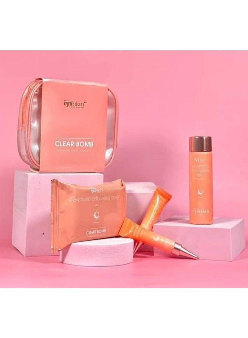 ryxskincerity Clear Bomb Advanced Exfoliating Kit Version