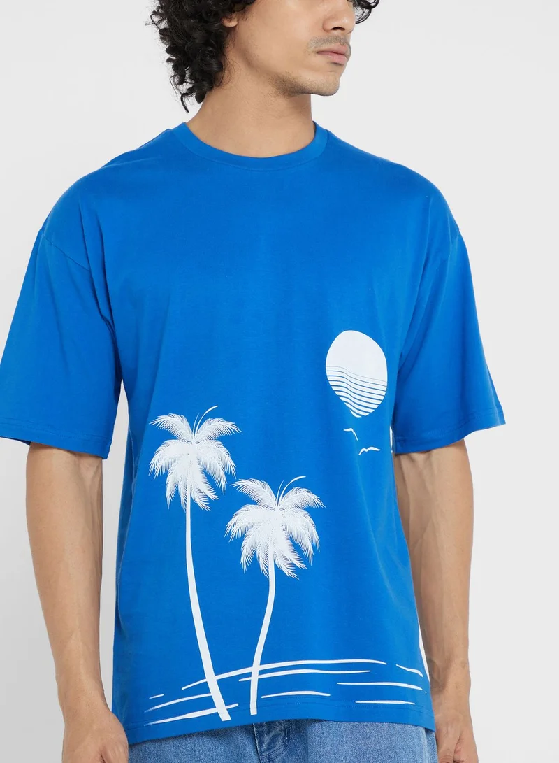 سفنتي فايف Palm Trees T-Shirt