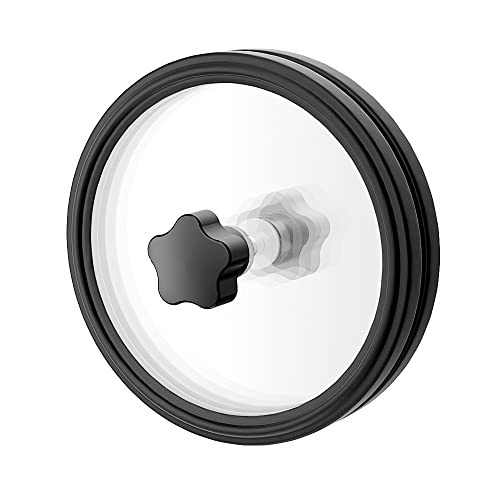 WEWU ROUNDS LP Vinyl Record Label Saver Vinyl Record Clean Saver Record Cleaning Protector Waterproof Label Saver Record Cleaner Clamp Care (12", Black) - Image 1
