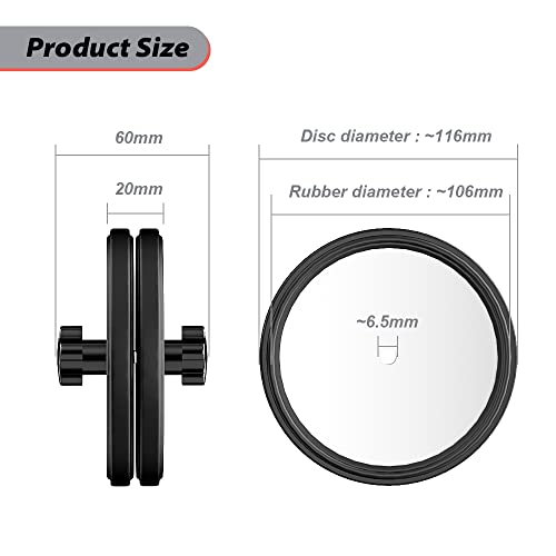 WEWU ROUNDS LP Vinyl Record Label Saver Vinyl Record Clean Saver Record Cleaning Protector Waterproof Label Saver Record Cleaner Clamp Care (12", Black) - Image 5