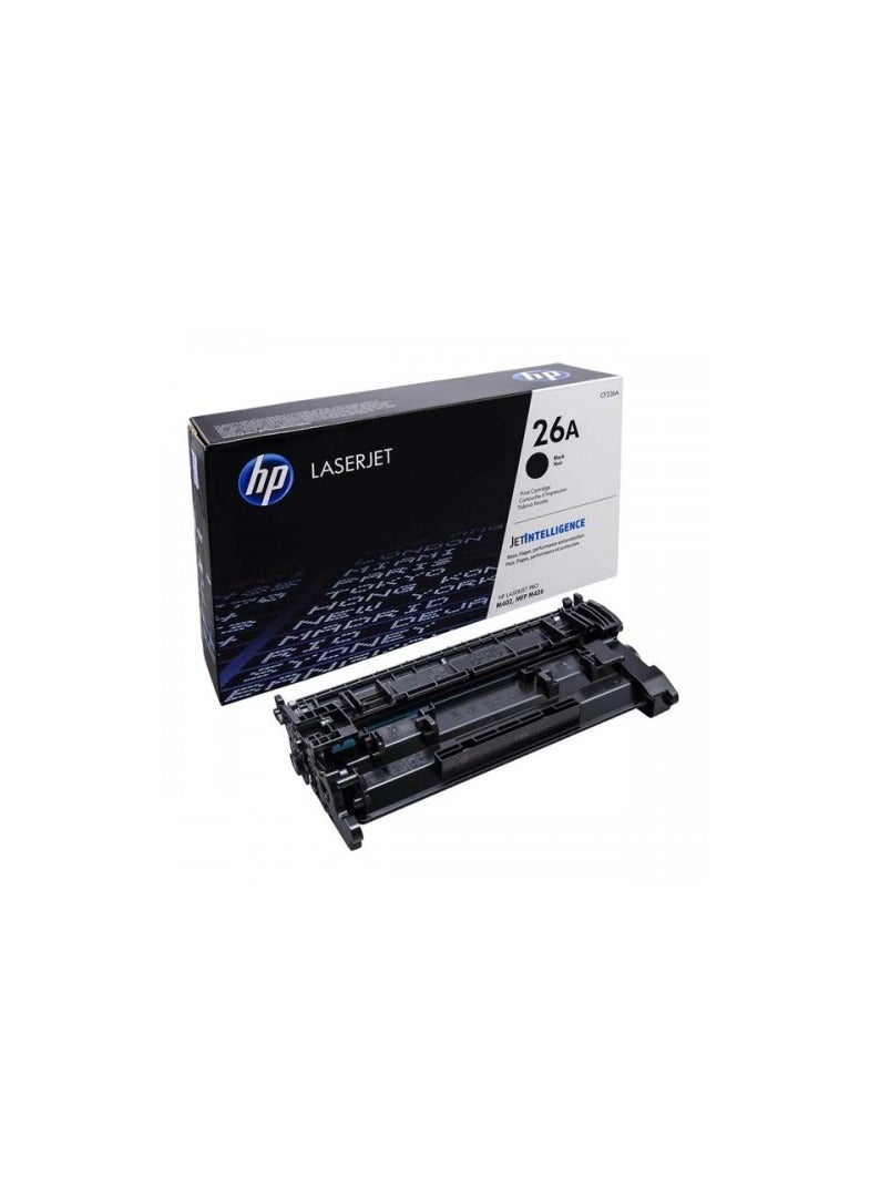 HP 26A Black Original LaserJet Toner Cartridge - CF226A Black - Image 2