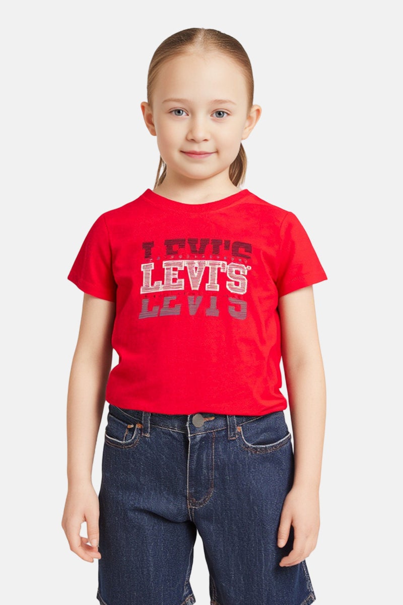 Levi's جينز ضيق للفتيات بألوان متعددة بتصميم مطبوع شامل - Image 1