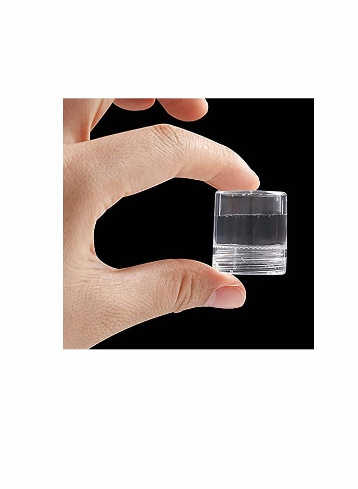 NIBEMINENT 5D Embroidery Diamond Storage Box, Clear Plastic Bead Containers Painting Organizer with Lid for Jewelry DIY Art Crafts Nail Diamonds, - Image 3