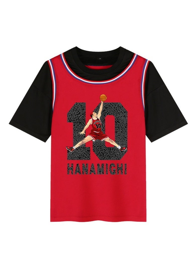 KUYING New Slam Dunk Casual Loose Short Sleeve  - Image 1
