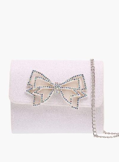Flora Bella By Shoexpress Girls Bow Detail Embellished Sling Bag With Magnetic Closure