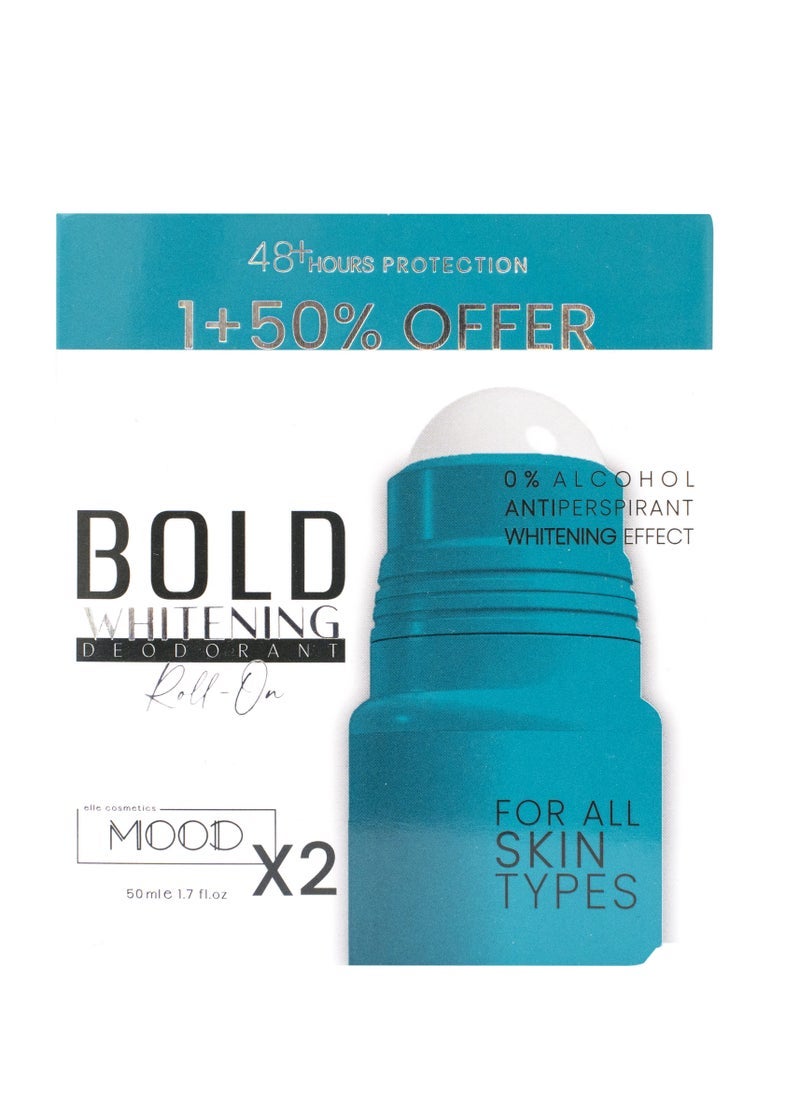 موود عرض مزيل العرق بولد بولد للتبييض 1+50% 50 مل من مود