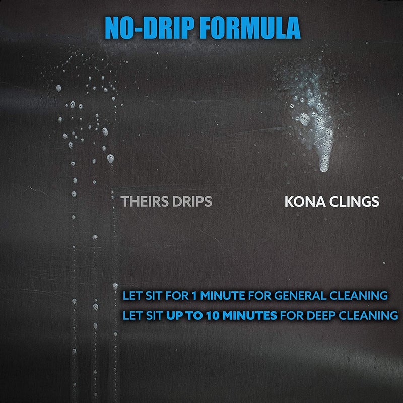 Kona Professional Grade Grill Cleaner for Outdoor BBQ â€“ Heavy Duty, Non-Toxic, Fume-Free Kitchen Degreaser Spray, Eco-Friendly BBQ Degreaser â€“ 23oz - Image 5