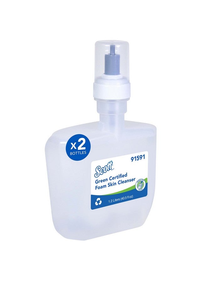 Scott® Green Certified Foam Hand Soap (91591) 1.2 L Clear Unscented Hand Soap Refills For Kc Professional™ Icon™ And Scott® Pro™ Automatic Dispensers Ecologo Nsf E1 Rated (2 Bottles/Case) - Image 2