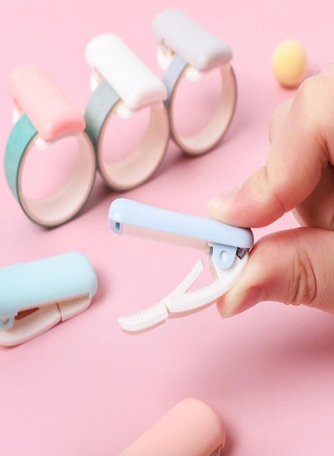 DIYEAH Mini Washi Tape Dispenser 2Pcs Cutter Washi Tape Dispensers Craft Cutters Masking Storage Scrapbooking Tool - Image 4