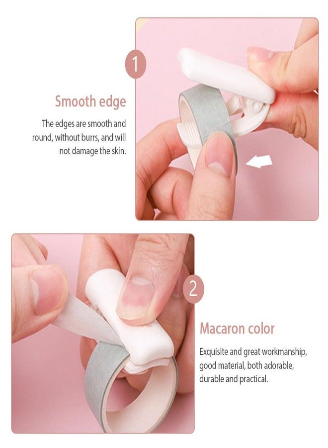 DIYEAH Mini Washi Tape Dispenser 2Pcs Cutter Washi Tape Dispensers Craft Cutters Masking Storage Scrapbooking Tool - Image 5