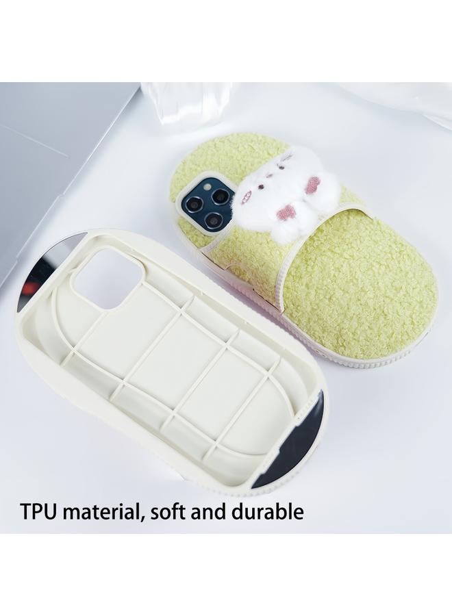 Zaboon Case For iPhone 11 Creative Plush Doll Slipper Design TPU Phone Case - Image 4