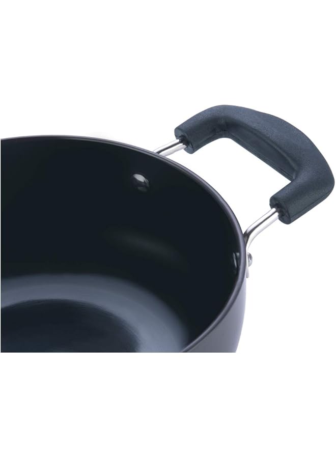 فينود قدر عميق من الألمنيوم المؤكسد الصلب مع غطاء زجاجي 20 سم، 2.1 لتر، غير قابل للحث - Image 4