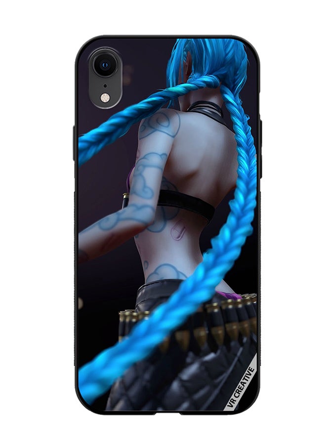 VR CREATIVE Protective Case Cover For Apple iPhone XR Jinx League Of Legends Design Multicolour - Image 1